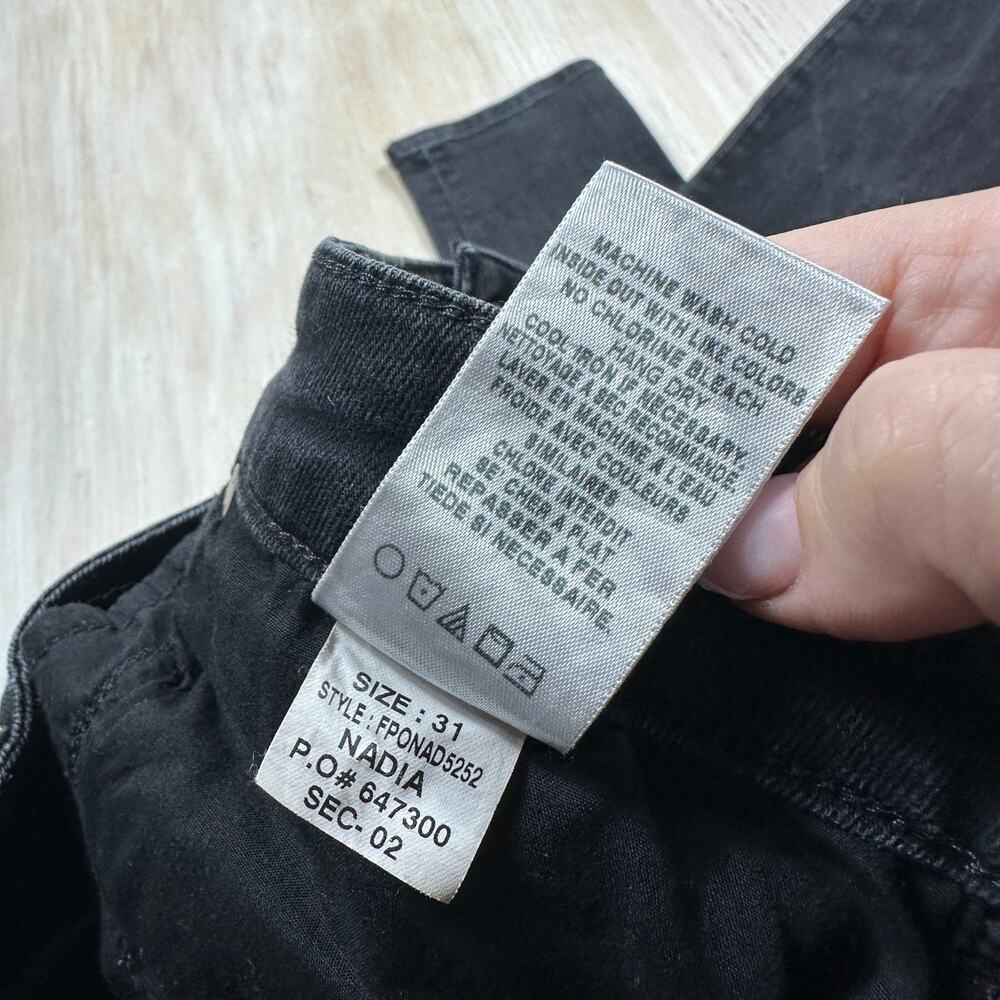Joe’s Jeans The Skinny Black Stretch Mid Rise Slim Fit Casual Denim Jeans 31 - Picture 10 of 14